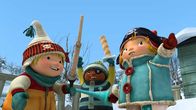 Snowsnaps' Winterspiele – An Bord hat Käpt’n Nele das Sagen.