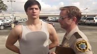Reno 911! – L-R: Rookie Jared Reese (Ken Marino), Lieutenant Jim Dangle (Thomas Lennon)