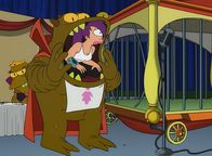 Futurama – L-R: Ndnd, Lrrr, Leela