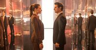 Mission: Impossible - Fallout – Ob es sich hier um eine schönes Wiedersehen handelt, bleibt unklar. Ilsa Faust (Rebecca Ferguson) und Ethan (Tom Cruise) treffen in Paris erneut aufeinander.
