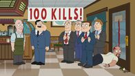 American Dad! – L-r: Bullock, Stan, Dick, Ray, Jackson, Sanders, Igor "The Wolf" Ruskinov