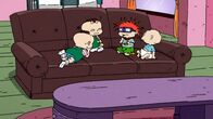 Rugrats – L-R: Phil DeVille, Lil DeVille, Chuckie Finster, Tommy Pickles