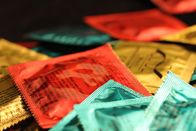 How Sex changed the World – LOS ANGELES, CALIF.- Various condoms. (Photo Credit: National Geographic Channels/ Nick Perlmuter)