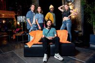 Mindblow – v.l.: Dimitri Stapfer als Markus Birri, Sylvie Marinkovic als Sandra Belart, Kay Kysela als Robin Ayde, Helen Wills als Eva Birri.