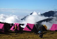 Straße der Achttausender – Camp auf dem Weg zum Kangchendzönga