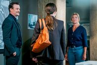 SOKO Linz – (v.li.): Stefan Pichlwanger (Michael Steinocher), Patrizia Specht (Agnes Hausmann), Biggi Obergschwendter (Angelika Niedetzky).