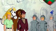 Bibi und Tina – Bibi, Tina und Alex sind nun die Ritterjugend und wollen sich mit Graf Falko und Frau Martin im Turnier messen.