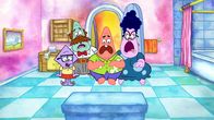 Die Patrick Star Show – v.li.: Squidina, Cecil, Patrick, Bunny