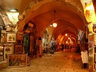 Verrückt nach Meer – Galerie in der Altstadt von Jerusalem, Israel.
