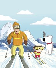 Family Guy – Stewie Griffin (l.); Brian Griffin (r.)