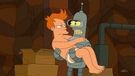 Futurama – Was ist nur mit Bender (r.) und Fry (l.) los?