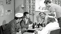 Zur See – Third from left: Kapitän Hans Karsten (Horst Drinda).