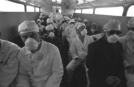 Tschernobyl - Die Katastrophe – Nach dem Reaktorunglück will die Sowjetregierung die restlichen Blöcke von Tschernobyl so schnell wie möglich wieder ans Netz bringen. Schon im September 1986 liefert das AKW Tschernobyl wieder Strom. Aufnahme vom Mai 1986.