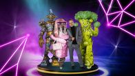 The Masked Singer – Titel: The Masked Singer; Person: NoName; Das Walross; Matthias Opdenhövel; Der Brokkoli; Copyright: ProSieben/Willi Weber; Fotograf: Willi Weber; Dateiname: 2547286.psd; Rechtehinweis: Dieses Bild darf bis eine Woche nach Ausstrahlung honorarfrei fuer redaktionelle Zwecke und nur im Rahmen der Programmankuendigung verwendet werden. Spaetere Veroeffentlichungen sind nur nach Ruecksprache und ausdruecklicher Genehmigung der Seven.One Entertainment Group GmbH moeglich. Nicht fuer EPG! Verwendung nur mit vollstaendigem Copyrightvermerk. Das Foto darf nicht veraendert, bearbeitet und nur im Ganzen verwendet werden. Es darf nicht archiviert werden. Es darf nicht an Dritte weitergeleitet werden. Aneinanderreihung/Zusammenlegung/Kopplung von Bildern zum Zweck der Erstellung von Slide-Shows o.ä. nicht gestattet; Verbindung/Einfügen/Anfügen von Werbung nicht gestattet. Bei Fragen: foto@seven.one Voraussetzung fuer die Verwendung dieser Programmdaten ist die Zustimmung zu den Allgemeinen Geschaeftsbedingungen der Presselounges der Sender der Seven.One Entertainment Group GmbH.