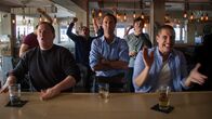 Ein perfekter Mord – Gavin in the bar realizing he's lost a bet.