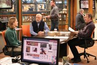 Last Man Standing – Männergespräche: Mike (Tim Allen, r.), Ed (Hector Elizondo, M.) und Kyle (Christoph Sanders, l.) ...
