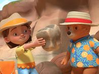 Paddingtons Abenteuer – v.li.: Judy Brown, Paddington
