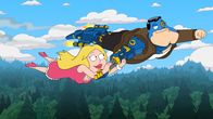 American Dad – L-R: Francine, Cyborg Stan