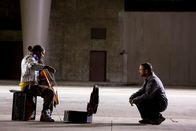 Der Solist – Jamie Foxx (Nathaniel Ayres) and Robert Downey Jnr (Steve Lopez)in THE SOLOIST.