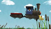 JoNaLu – Eine fliegende Lokomotive? Wo gibt es denn sowas und Käfer Ludwig ist auch noch in der Führerkabine, wenn das keine Bruchlandung gibt.