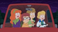 American Dad! – v.li.: Francine, Steve, Jeff, Klaus, Hayley