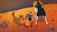 Yakari – Hund Knickohr, Yakari und sein Pony Kleiner Donner