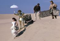 Spaceballs – v.r.) und Waldi (John Candy, r.) tagelang durch die Wüste ...
