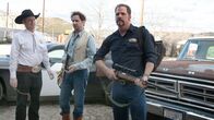All In or Nothing – L-R: Sheriff Quentin (C. Thomas Howell), Rob (Jamie Kennedy), Jake Rivers (Thomas Downey)
