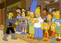 Die Simpsons – Familie Simpson besucht ein altes Western-Dorf.