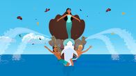 Zoom - Der weiße Delfin – Timeti, Auru, Zoom und Yann haben eine Begrüßungsshow einstudiert. Damit soll der Millionär Terry Werner willkommen geheißen werden, der auf der Insel ein Meeresinstitut eröffnen will.