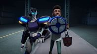 Transformers Earth Spark – v.li.: Hashtag, Robby Malto