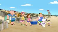 Family Guy – (v.l.n.r.) Peter Griffin; Lois Griffin; Meg Griffin; Chris Griffin; Brian Griffin; Stewie Griffin