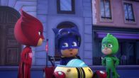 PJ Masks - Pyjamahelden – L-R: Amaya/Owlette, Connor/Catboy, Greg/Gekko