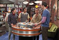 The Big Bang Theory – L-R: Howard Wolowitz (Simon Helberg), Rajesh Koothrappali (Kunal Nayyar), Leonard Hofstadter (Johnny Galecki), Sheldon Cooper (Jim Parsons).