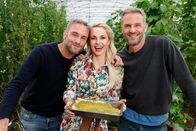 Silvia entdeckt – Silvia Schneider mit den Happy Pear brothers David and Stephen Flynn („Vegane Irish Shepherdless Pie“).