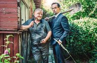 Tatort – Thiel (Axel Prahl) und Prof. Boerne (Jan Josef Liefers, r).
