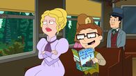 American Dad! – Vorne, l-r: Francine, Steve