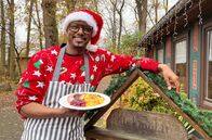 Yared kommt rum – Es ist angerichtet: Burgunderbraten mit Rotkohl und Süßkartoffelstampf.