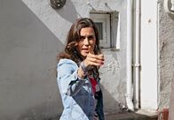Tatort – SWR TATORT: ES IST BÖSE Uhr im SWR. Hauptkommissarin Conny Mey (Nina Kunzendorf).