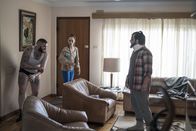 Mr. Inbetween – L-R: Vasilli (Jackson Tozer), Tatiana (Lizzie Schebesta), Gary (Justin Rosniak).