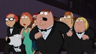 Family Guy – Die Griffins fahren zu einer Party auf einem abgelegenen Landsitz. Sie wissen nicht, von wem die Einladung stammte.