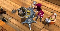 Peter Pan - Neue Abenteuer – Captain Hook will Peter Pan in der Luft abschießen, um an den Magischen Sextanten zu kommen.