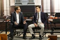 Bull – L-R: Dr. Jason Bull (Michael Weatherly) and Adam Harris (Sam Vartholomeos)