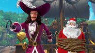 Peter Pan - Neue Abenteuer – Captain Hook ist siegesgewiss: seine Piraten haben den Weihnachtsmann gefangen genommen. Jetzt wird Weihnachten wohl ausfallen.