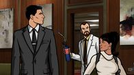 Archer – v.l.n.r.) Sterling Archer; Doctor Krieger; Lana Kane