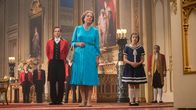 BFG - Sophie & der Riese – Rafe Spall (Mr. Tibbs), Penelope Wilton (Königin), Ruby Barnhill (Sophie).