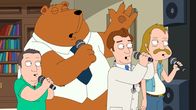 The Cleveland Show – (v.l.n.r.) Holt Richter; Tim der Bär; Doctor Fist; Lester Krinklesac