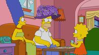 Die Simpsons – (v.l.n.r.) Marge; Homer; Lisa