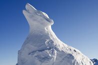 Heimatleuchten – Schneeskulptur von Hans Gold