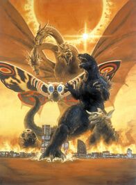 Godzilla, Mothra and King Ghidorah; Giant Monsters All-Out Attack – Godzilla, Mothra And King Ghidorah; Giant Monsters All-Out Attack - Artwork